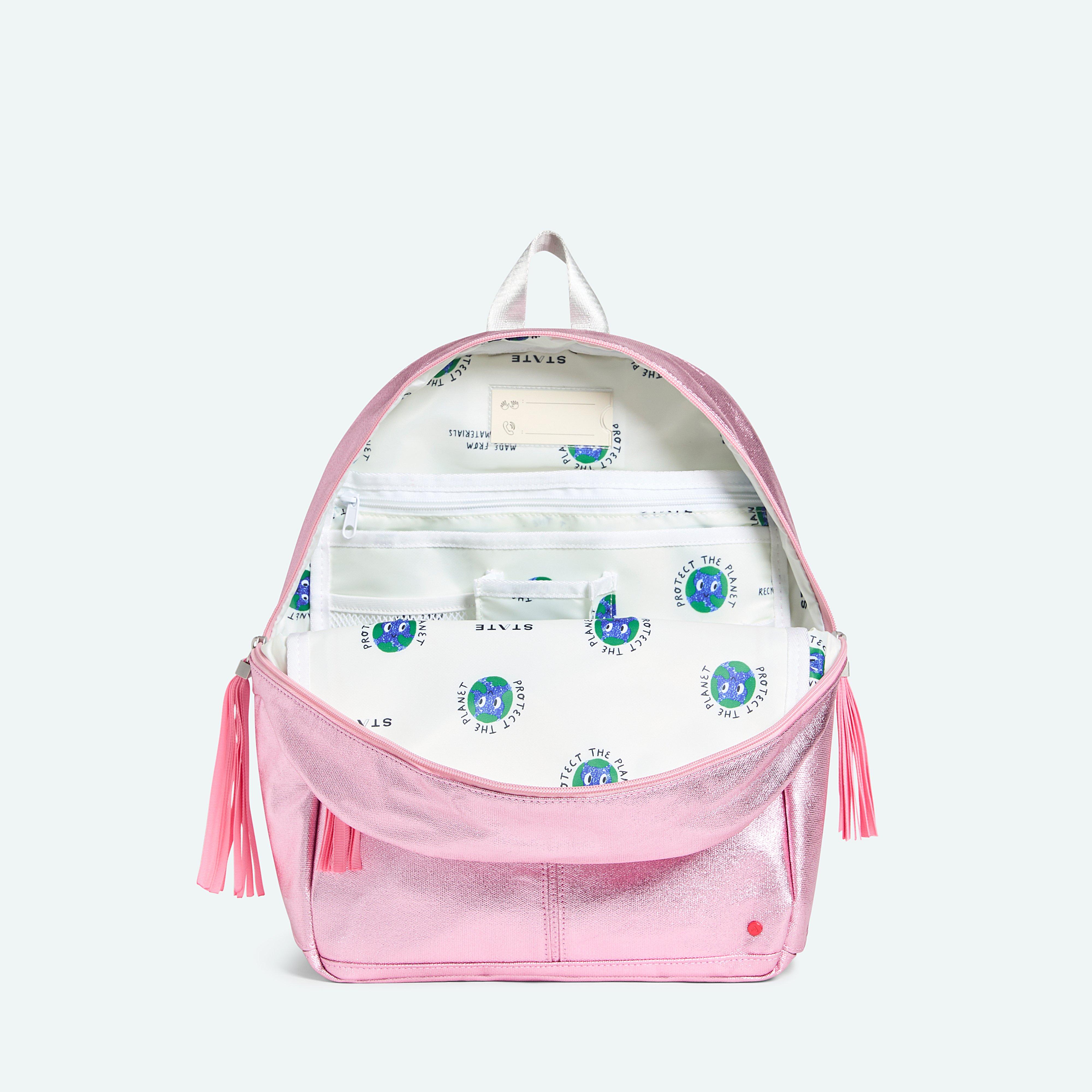 STATE Bags Kane Metallic Backpack image number 2